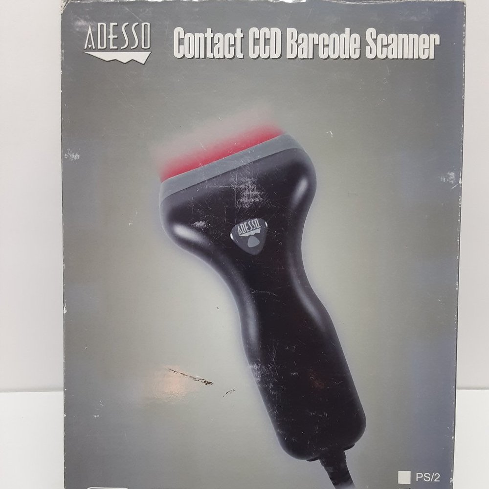 Adesso USB Barcode Scanner‎  Nuscan 1000U | CLEANED | DISINFECTED | TESTED